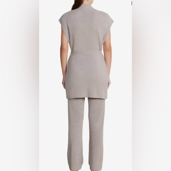 Barefoot Dream Cozy Chic Ultra Lite Waist Tie Vest Women Size S Comfy Pewter - Picture 12 of 12